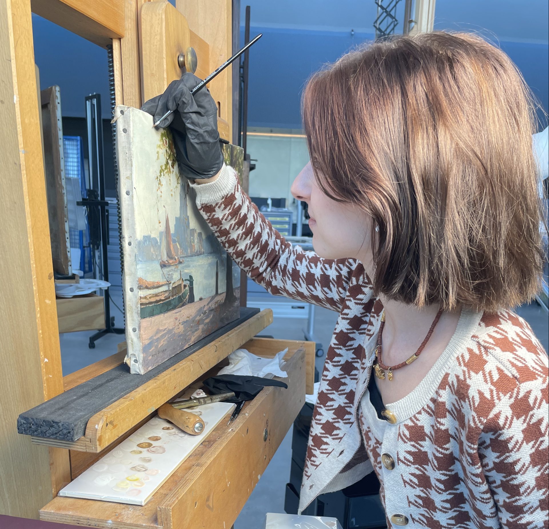 Tijdens Restauratie, Retoucheren - During Restoration, Retouching